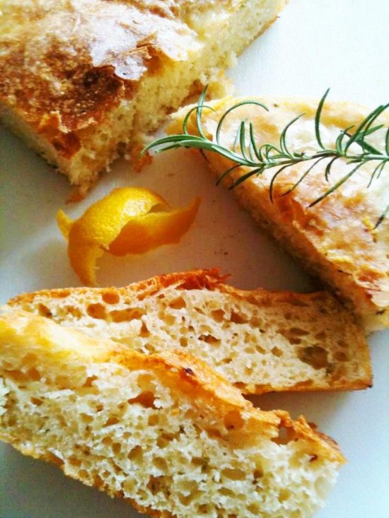 Zitronen Rosmarin Brot