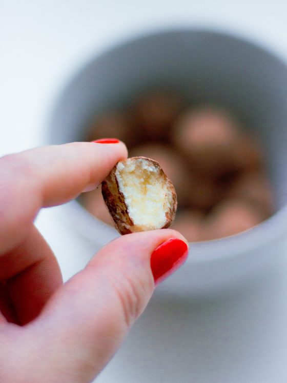 Selbstgemachte Marzipan-Kartoffeln