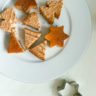 Punschkrapfen Sterne